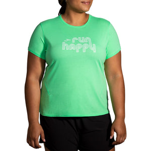 Women's | Brooks Distance Short Sleeve 2.0 Print