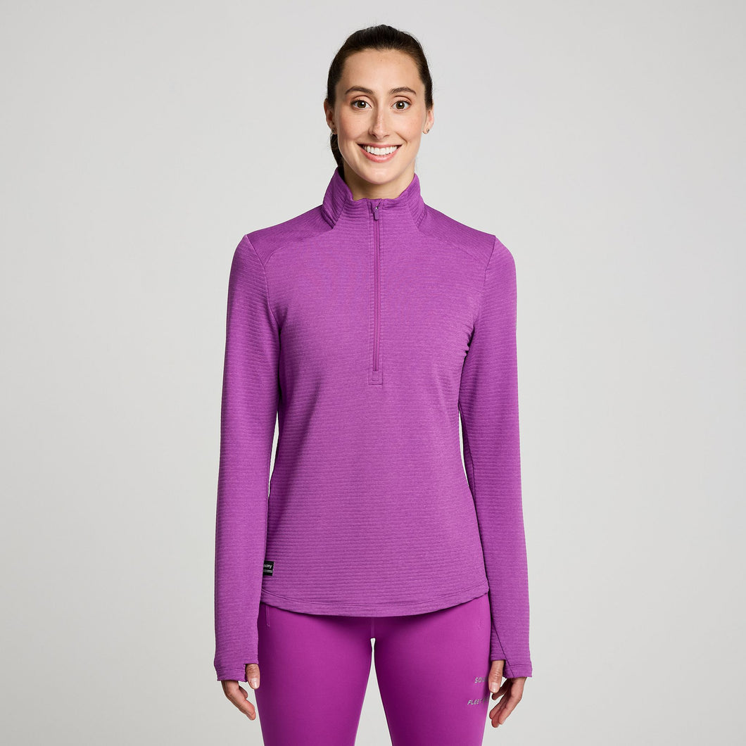 Women's | Saucony Triumph 3D 1/2 Zip - Fleet Feet Exclusive