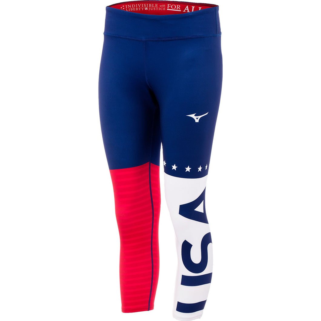 Women's | Mizuno Patriotic 3/4 Tight
