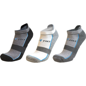 Fleet Feet No Show Socks - 3-Pack