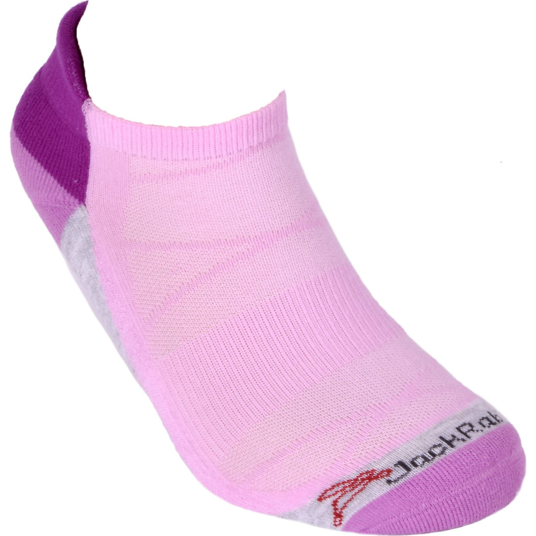 Jackrabbit No Show Tab Cushion Performance Running Sock
