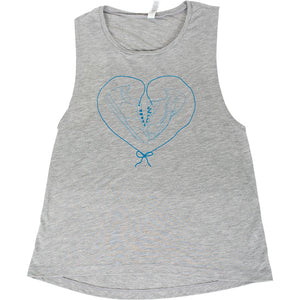 Women's | Fleet Feet 'Shoes' Muscle Tank - Heritage Collection