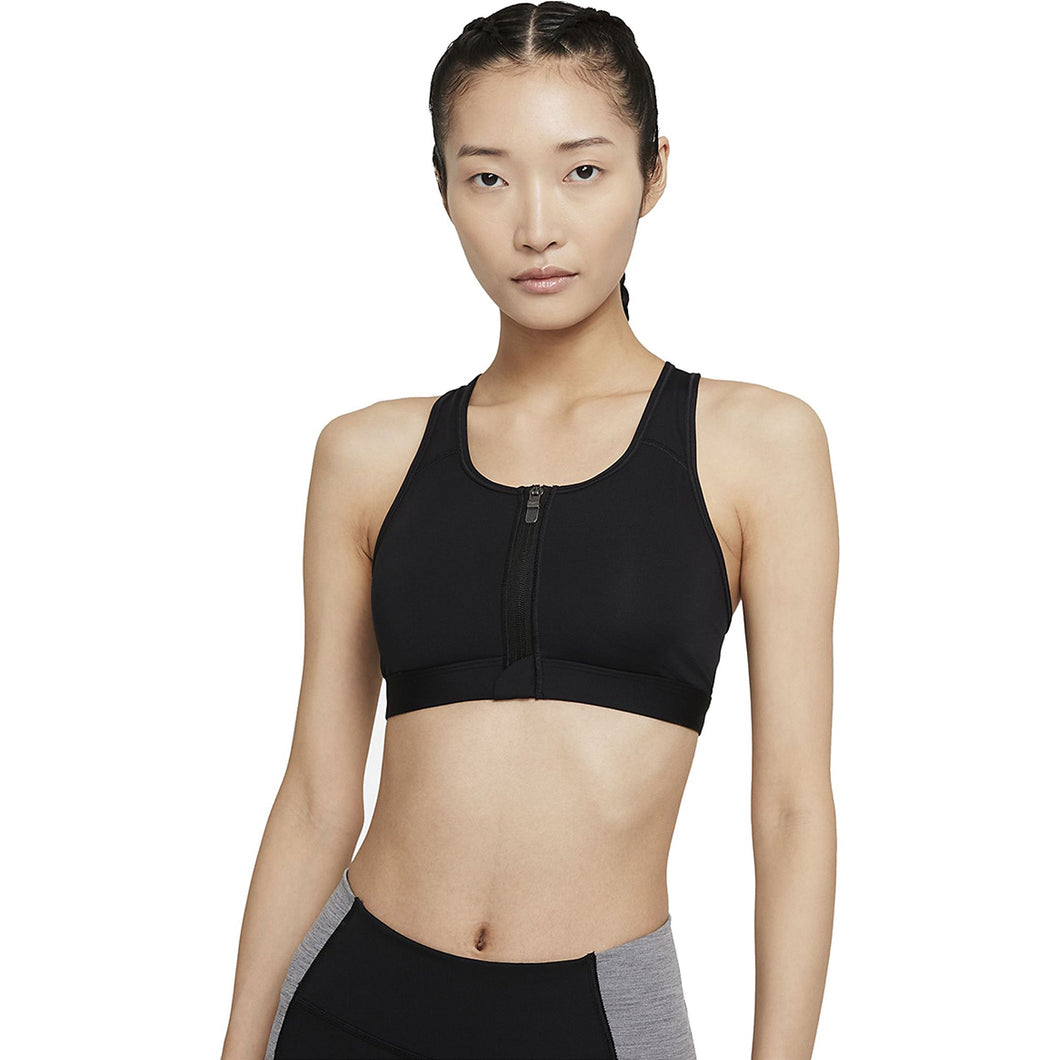 Women's | Nike Dri-FIT Swoosh Padded Zip-Front Sports Bra