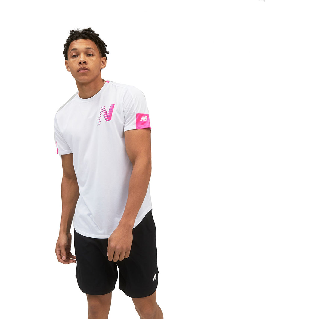 Men's | New Balance Printed Flash Flight Short Sleeve